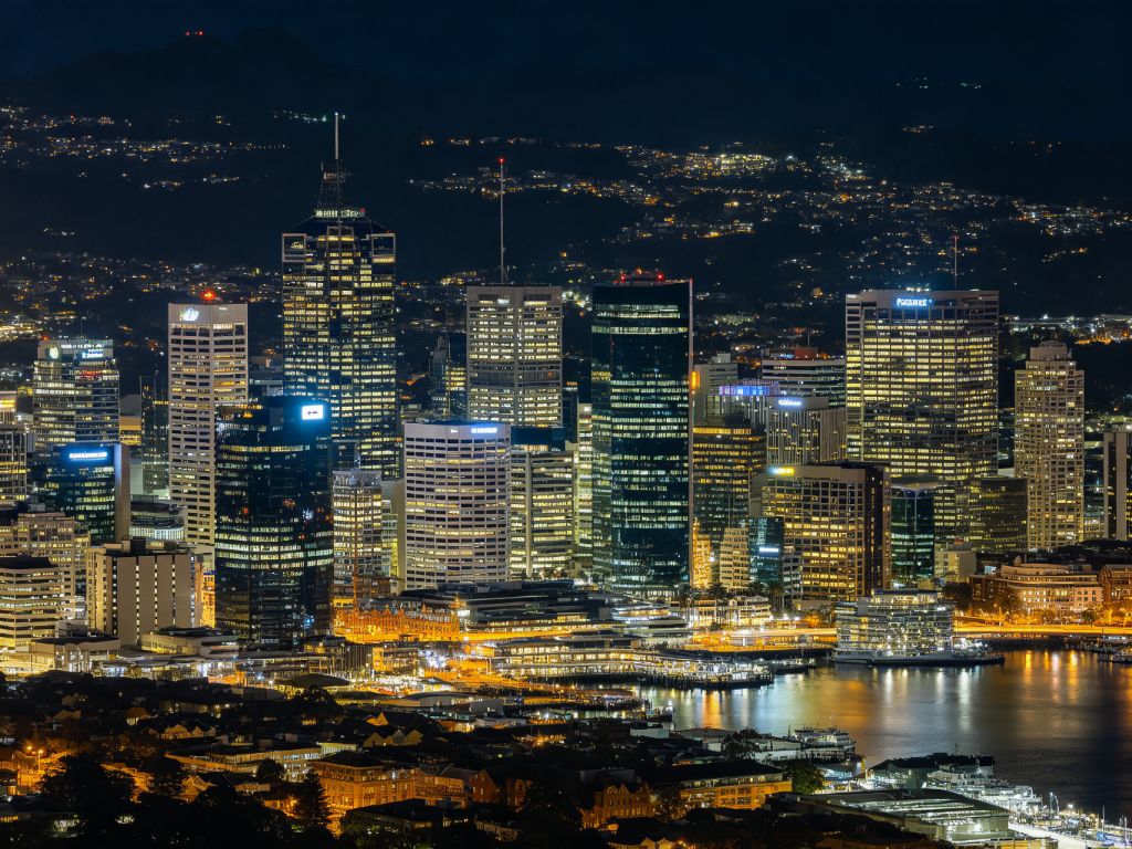 皇后镇城市夜景